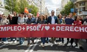 1 мая в Мадриде: демонстрация с участием профсоюзов и членов испанского правительственного кабинета. (© picture alliance/Zumapress.com/Виктория Эрранс)